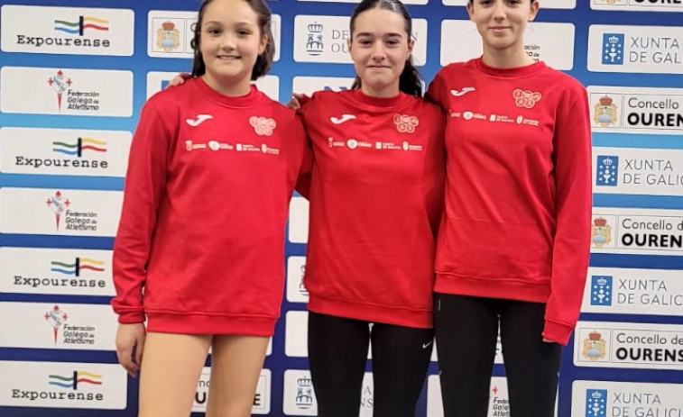 Xiana Reboredo, plata en salto en el Autonómico Sub 14