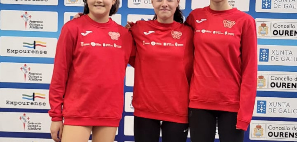Xiana Reboredo, plata en salto en el Autonómico Sub 14