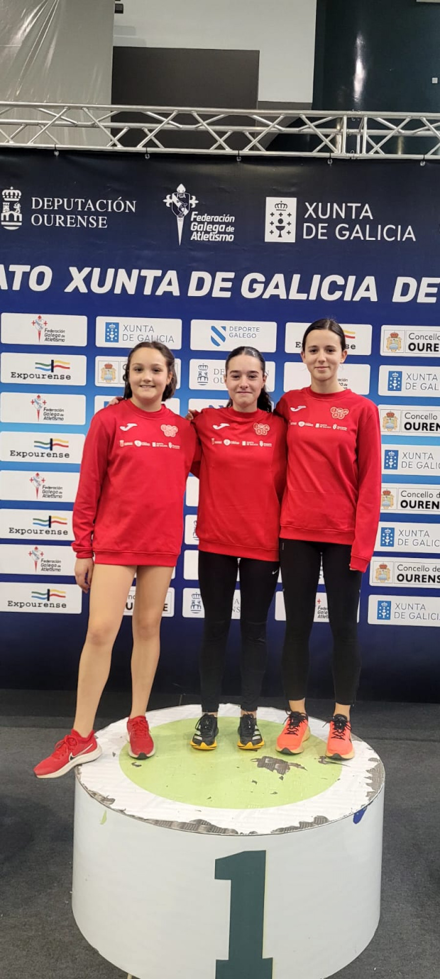 Xiana Reboredo, plata en salto en el Autonómico Sub 14