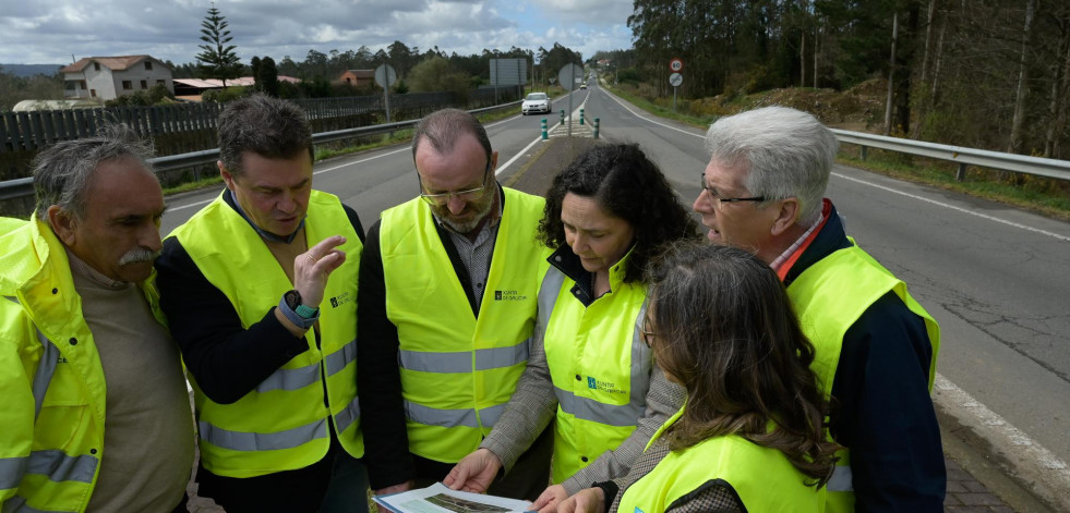 La Xunta licita la mejora del firme en la carretera de Buño a Ponteceso