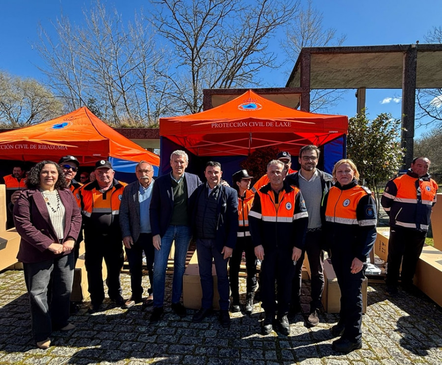 La Xunta refuerza a Protección Civil de la zona con equipamiento