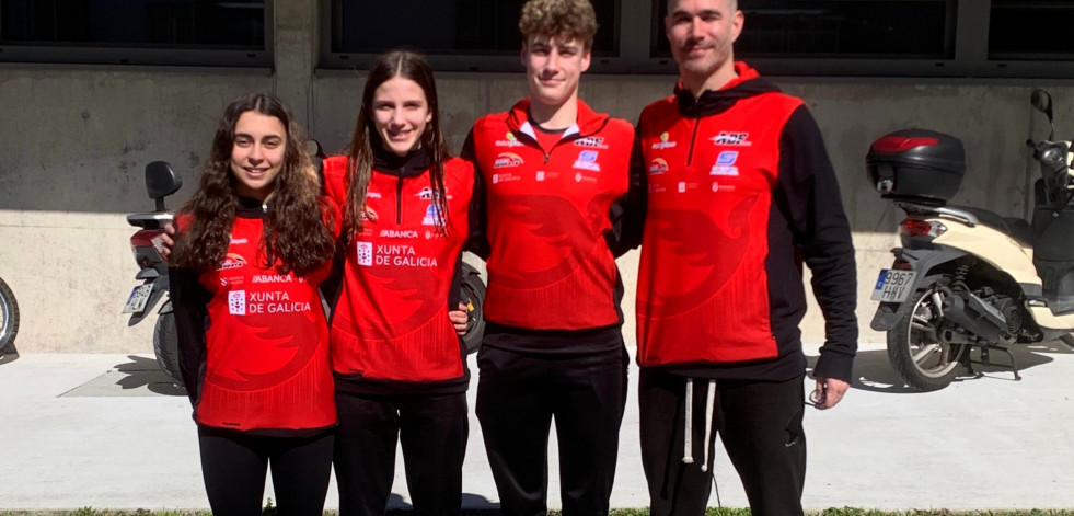 Tres carballeses en el Nacional Infantil de Natación de Invierno