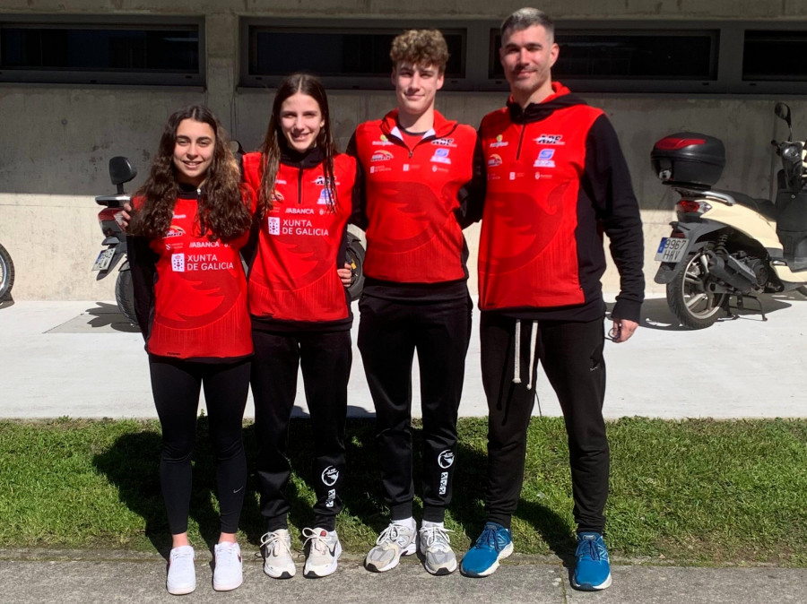 Tres carballeses en el Nacional Infantil de Natación de Invierno