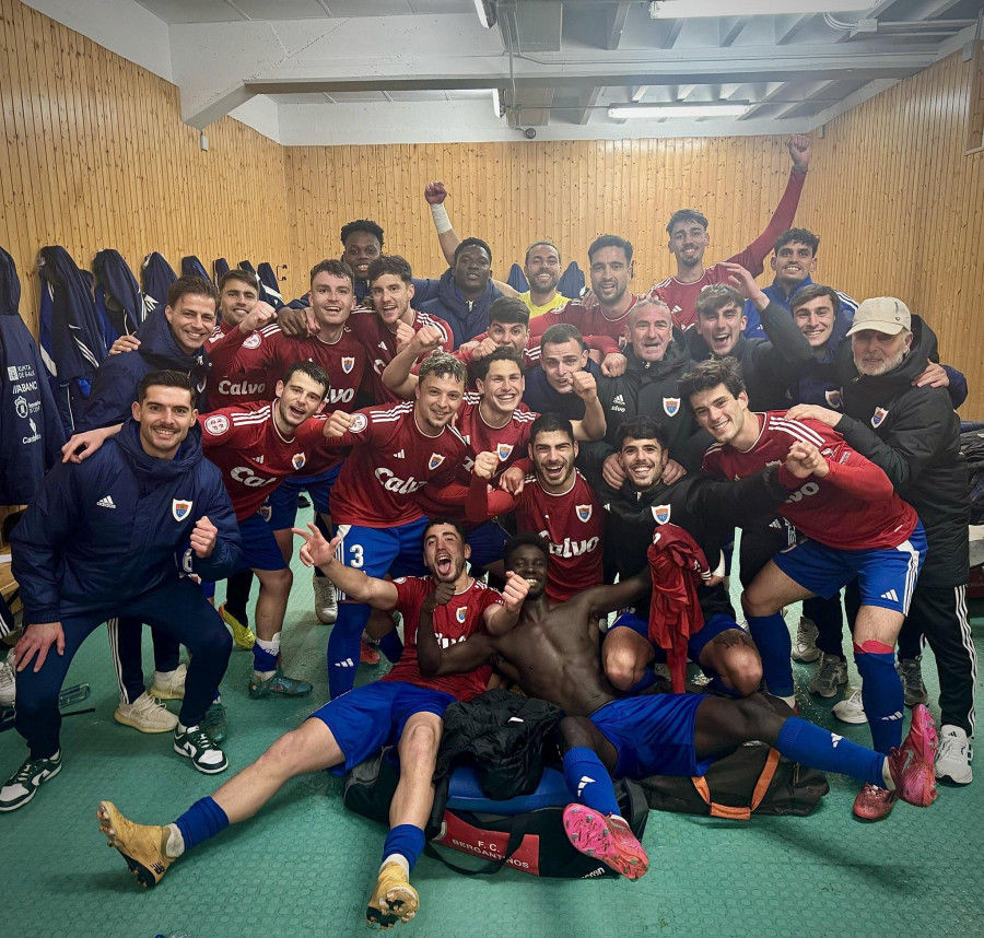 El Bergan suma ante el Compostela su sexta victoria consecutiva y se pone a dos puntos del playoff