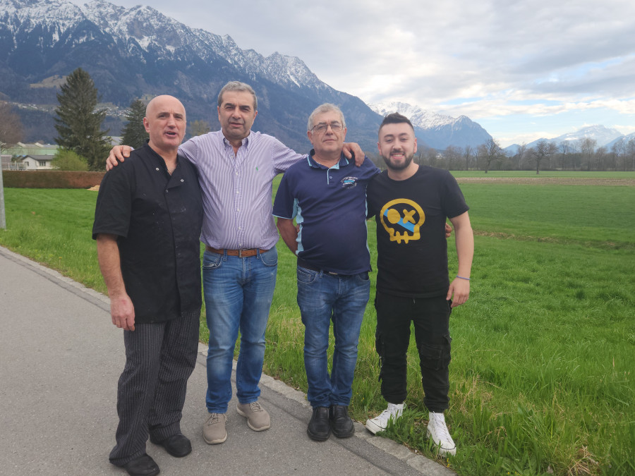 Despedida en el centro español de Liechtenstein, con raíces en la Costa da Morte