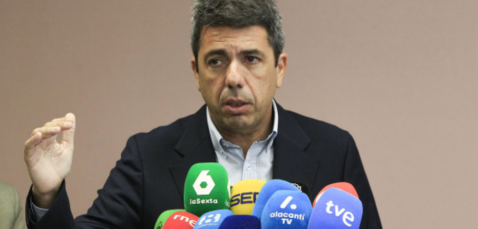 Detenido un hombre por amenazar de muerte a Mazón en redes sociales durante tres meses