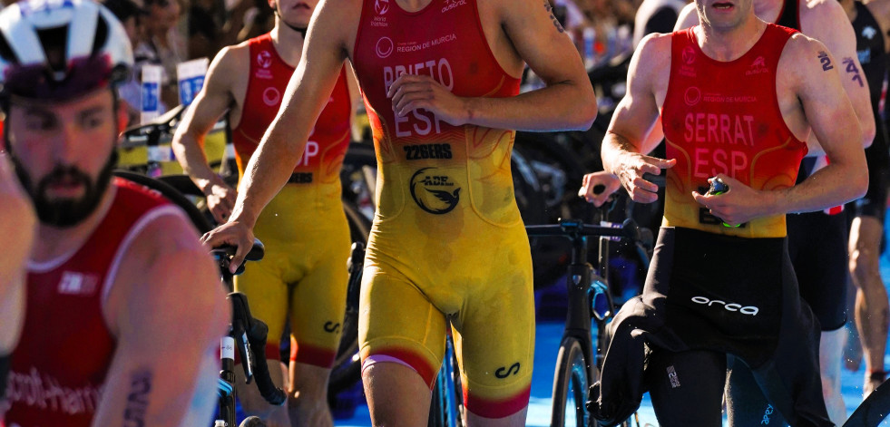 Tres deportistas del Fogar participaron en la Copa de Europa de Triatlón