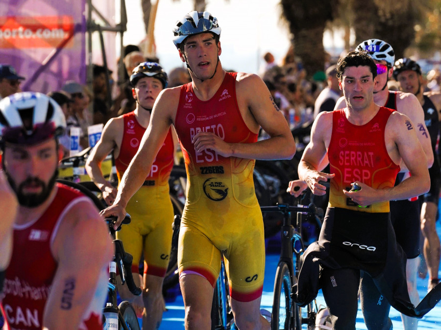 Tres deportistas del Fogar participaron en la Copa de Europa de Triatlón