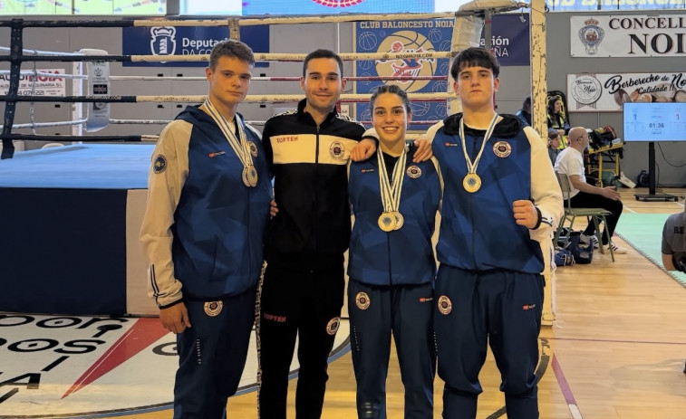 Cinco medallas para el Club Chong en la fase gallega del Nacional