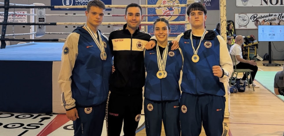 Cinco medallas para el Club Chong en la fase gallega del Nacional