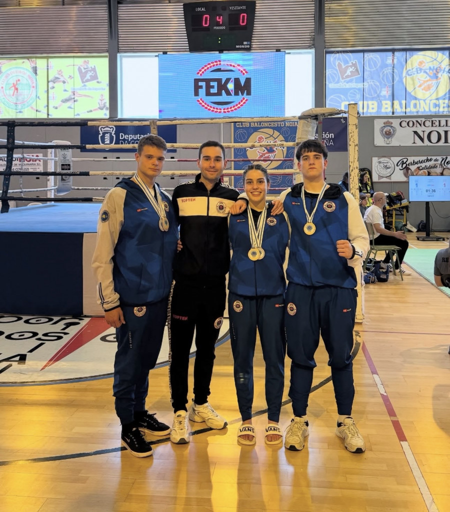Cinco medallas para el Club Chong en la fase gallega del Nacional