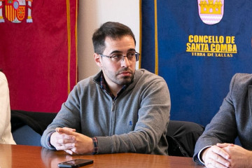 El alcalde de Santa Comba, Alberto Romar