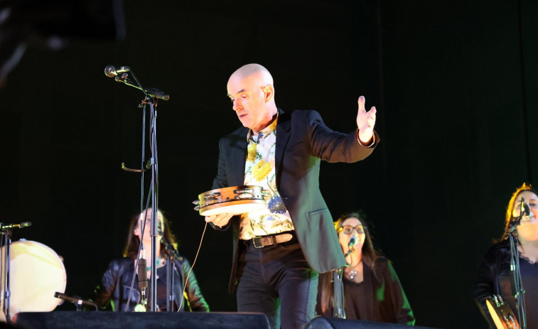 Xabier Díaz y Adufeiras de Salitre, en el Festiletras de O Couto
