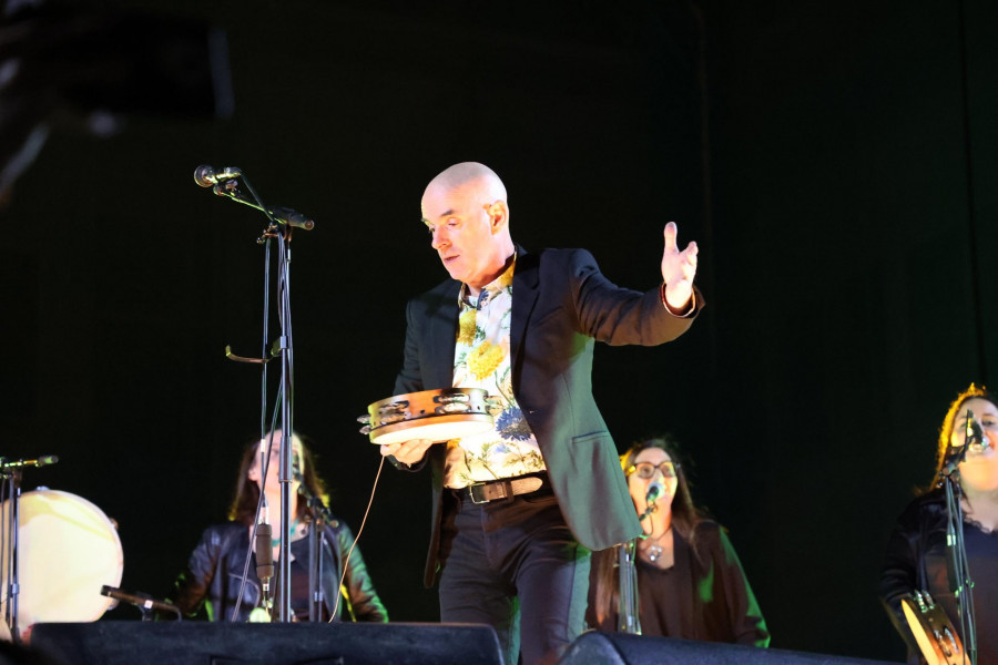 Xabier Díaz y Adufeiras de Salitre, en el Festiletras de O Couto