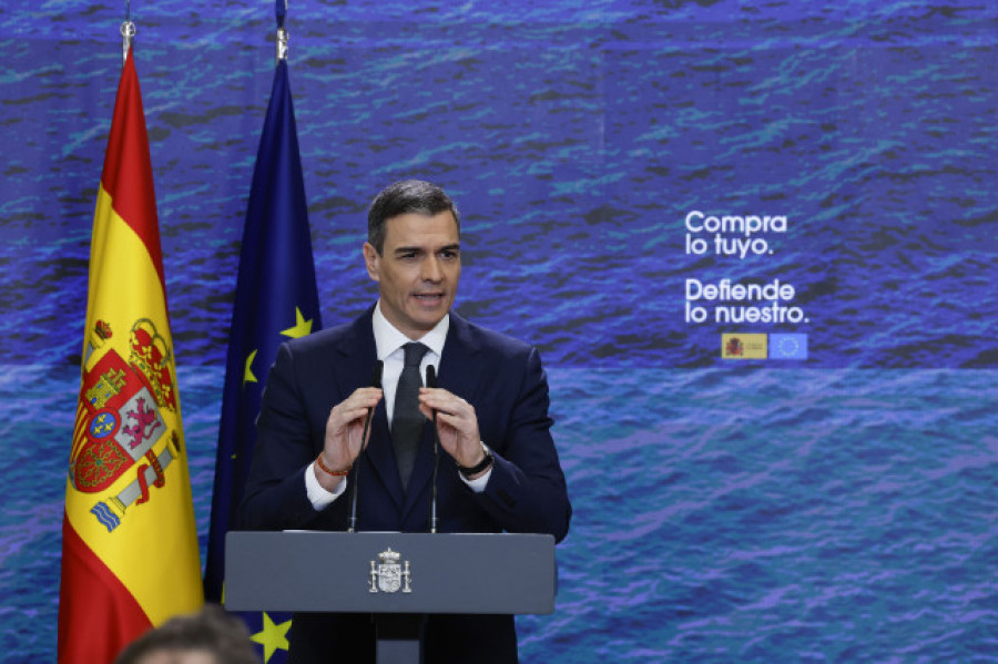 Sánchez anuncia un plan de respuesta a los aranceles dotado con 14.100 millones de euros