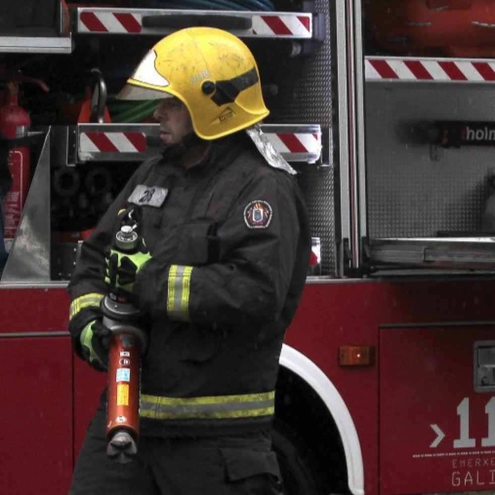 Incendio en una campana extractora en A Laracha