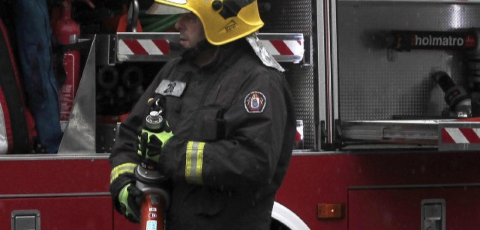 Incendio en una campana extractora en A Laracha