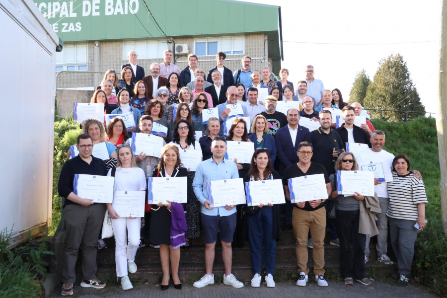 Diplomas de calidad turística para 35 negocios de la Costa da Morte