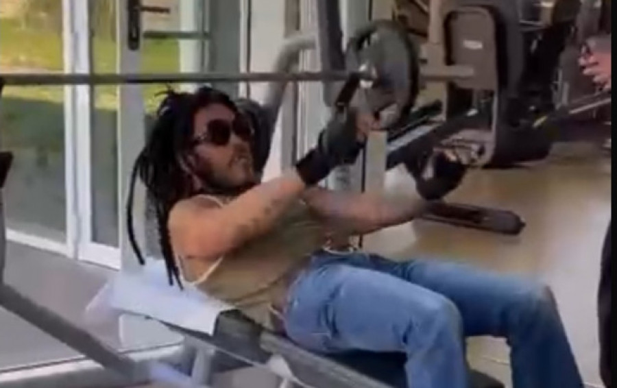 Lenny Kravitz no tiene chándal
