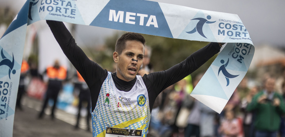 Amadeo Abal y Tina Fernández imponen su ley en la 10K de Vimianzo