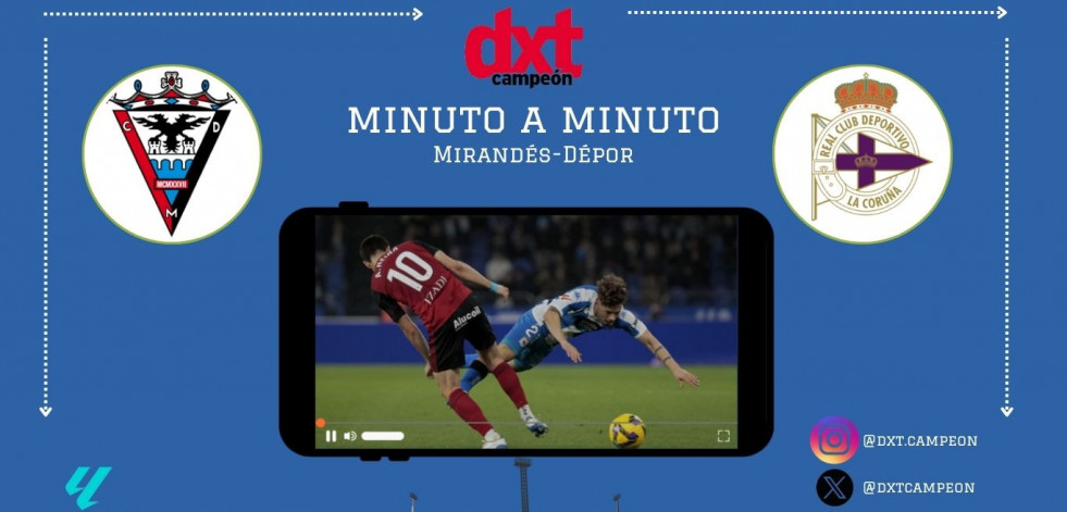 En Directo: Mirandés-Dépor (18.30)
