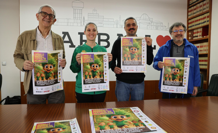 El Handball Festival reunirá en Carballo a más de 200 niños y niñas