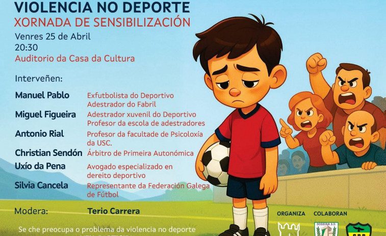La violencia en el deporte, a debate este sábado en Vimianzo