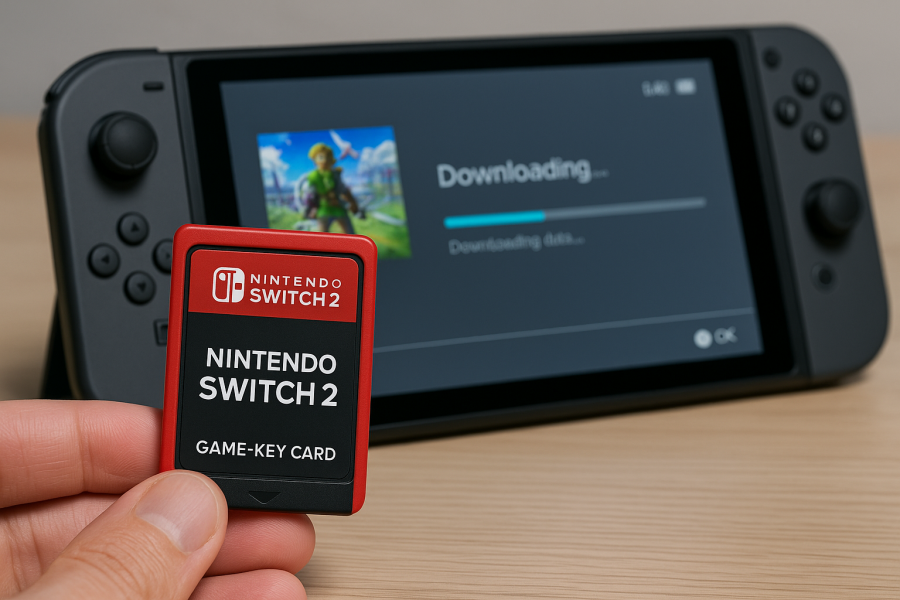 Nintendo Switch 2 estrena Game-Key Cards: cartuchos rojos sin datos que solo desbloquean la descarga completa del juego