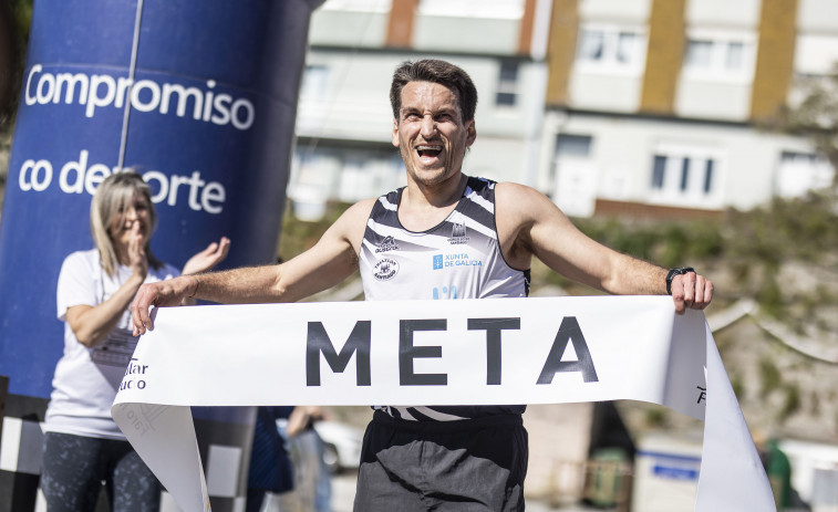 Cristian Muíño y Tina Fernández ganan en la V Carreira Popular Faro Roncudo