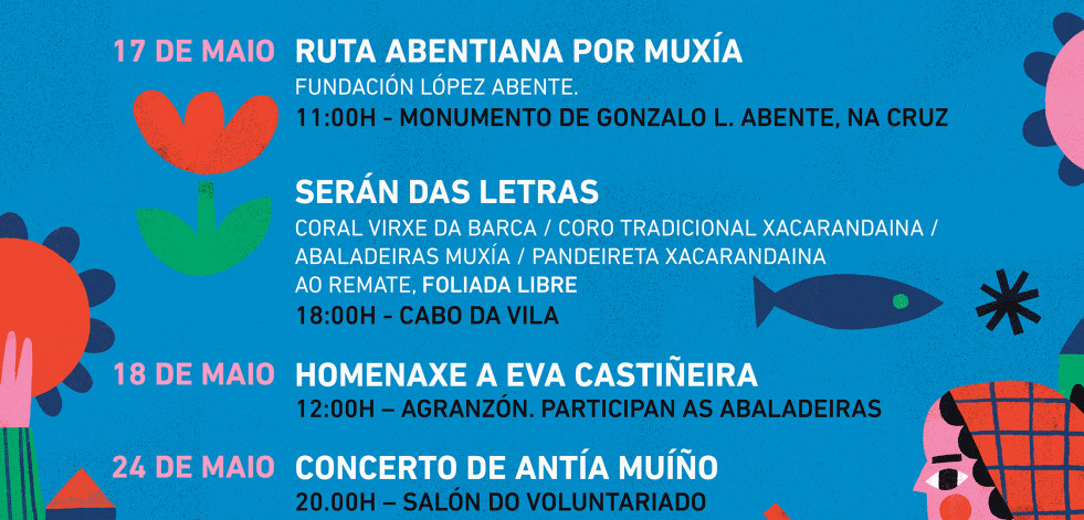 O Maio das Letras chega a Muxía cun mes cheo de propostas
