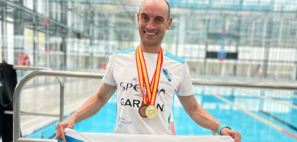 Dos medallas para Xan Lamas en el Nacional de Apnea