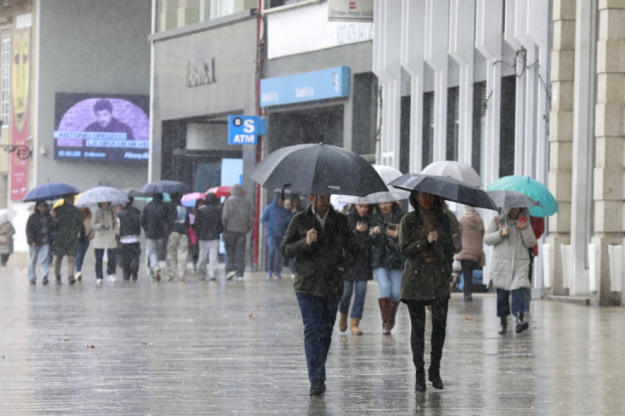 A Coruña, segunda provincia gallega que más incidencias registró por las tormentas y lluvias del viernes