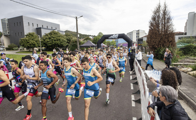 Jarno Pousada y Sara Guerrero se imponen en el IV Duatlón Val de Soneira
