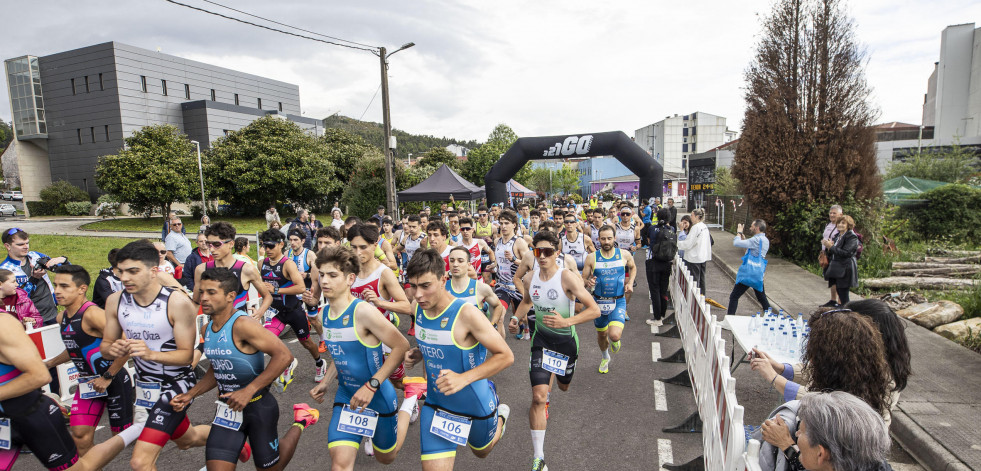 Jarno Pousada y Sara Guerrero se imponen en el IV Duatlón Val de Soneira