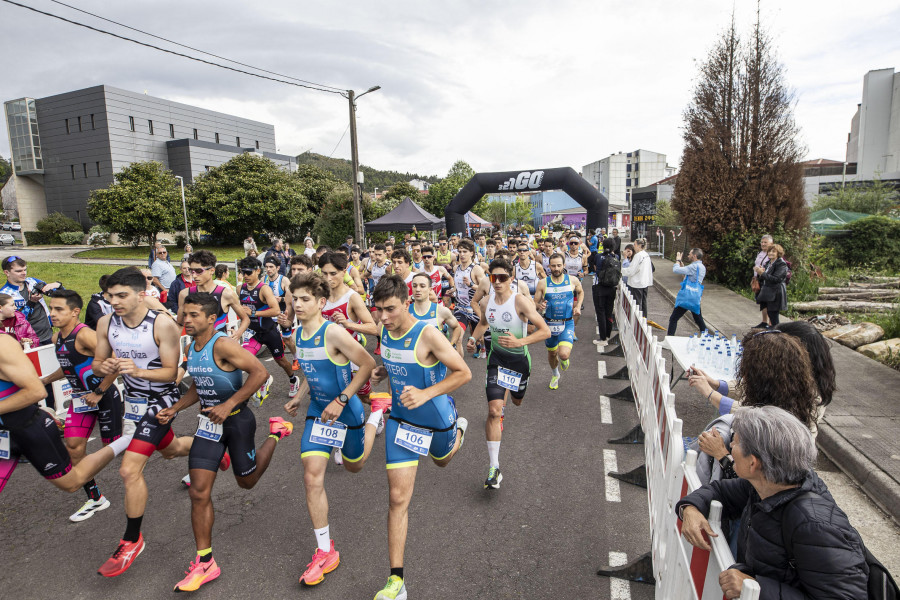 Jarno Pousada y Sara Guerrero se imponen en el IV Duatlón Val de Soneira