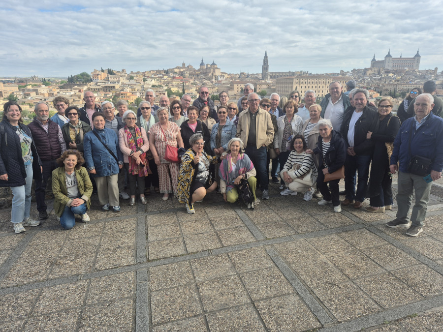 Un grupo de laracheses de excursión por Castilla-León