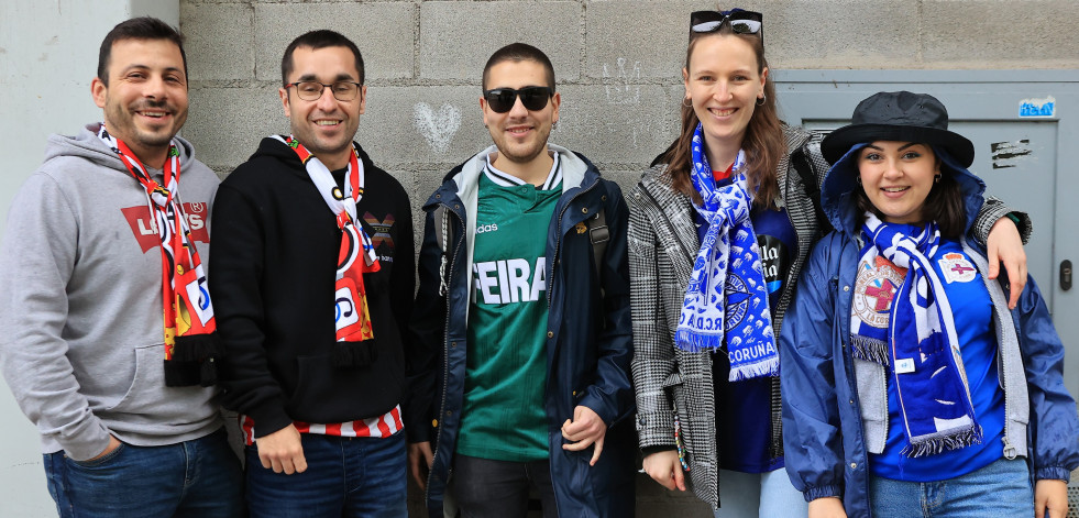 La afición del Dépor, “siempre al pie del cañón”