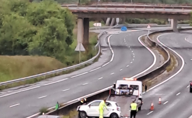 Dos accidentes de tráfico en la autovía AG-55