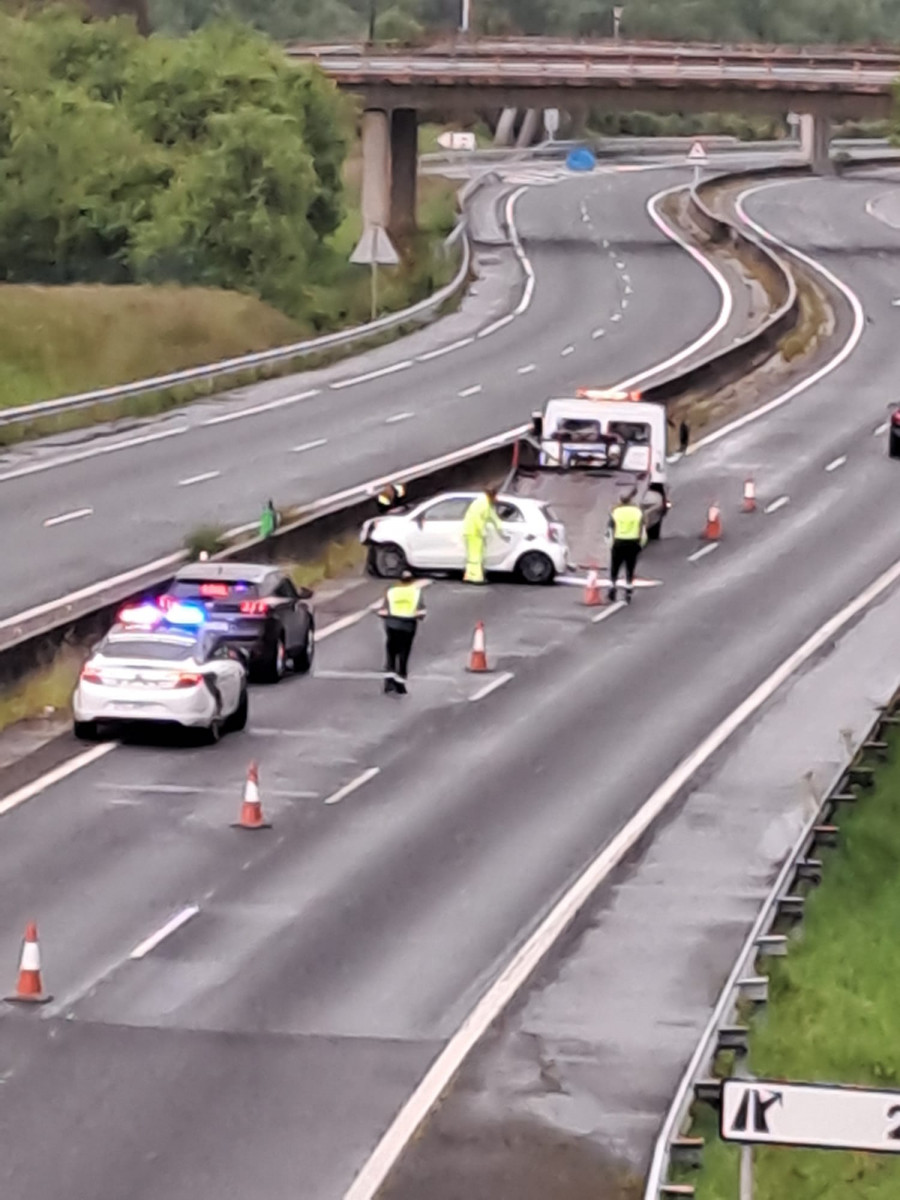 Dos accidentes de tráfico en la autovía AG-55