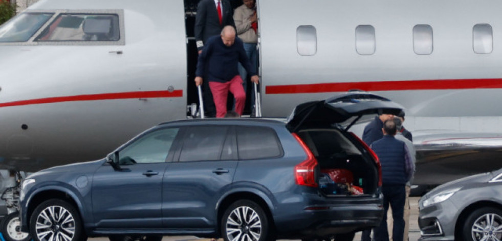 El rey Juan Carlos ya está en Galicia para competir  a bordo del ‘Bribón’