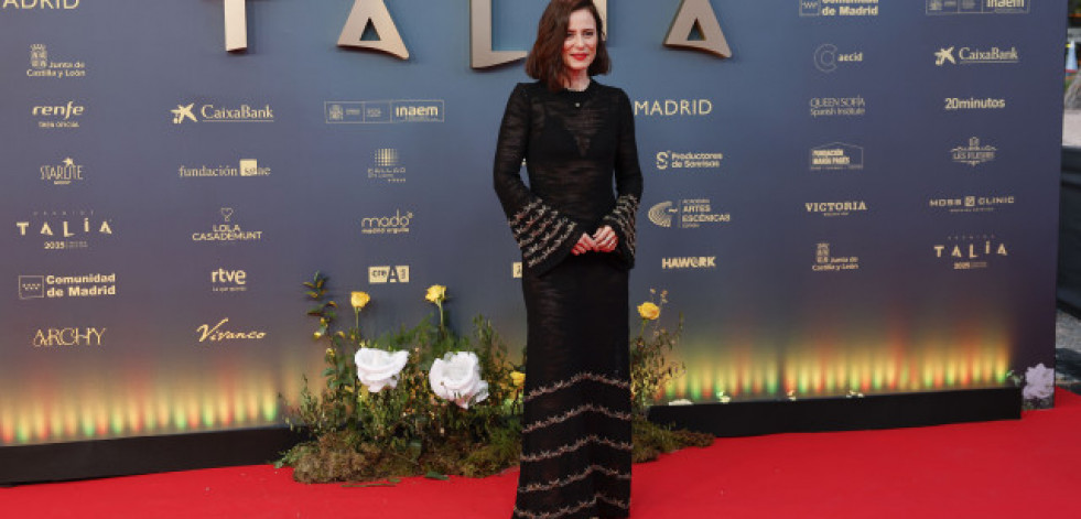 Aitana Sanchez Gijón y Antonio Banderas han brillado en los premios Talía