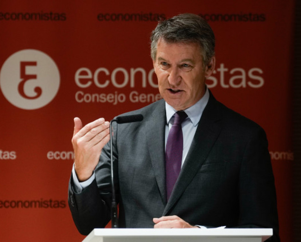 FeijooduranteunacomparecenciaanteelConsejoGeneraldeEconomistas