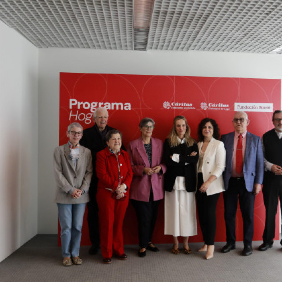 La Fundación Barrié y Cáritas colaboran en el Programa Hogar, que ayudará a las familias vulnerables de toda Galicia
