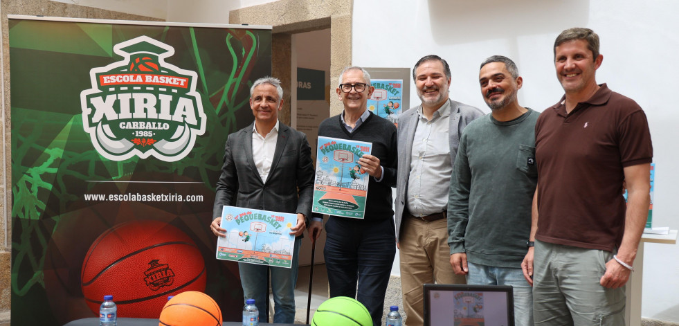 El 11º Día del Pequebasket reunirá en Carballo a 475 niños