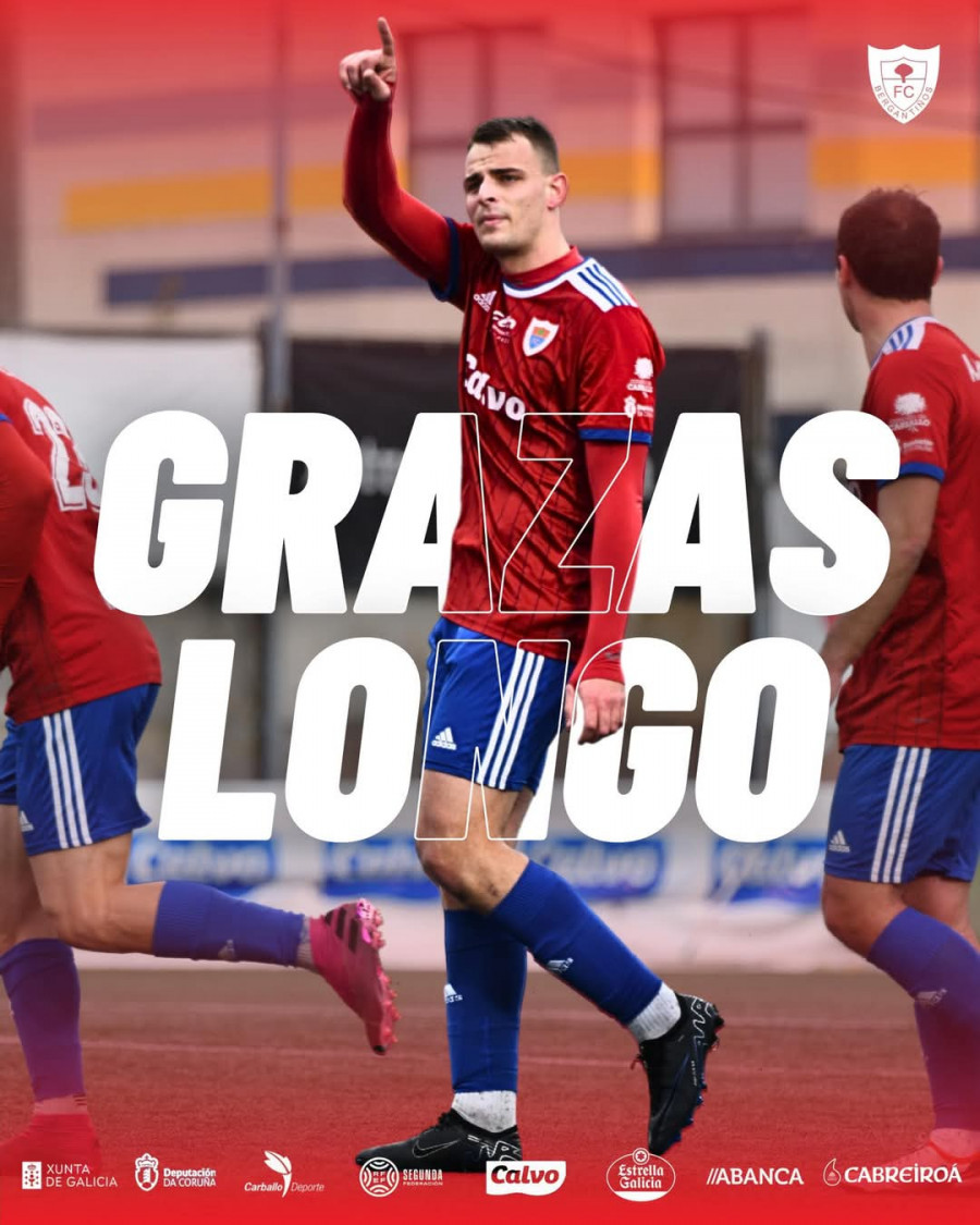 Pablo Longo, Kensly y Tiago causan baja en el Bergantiños