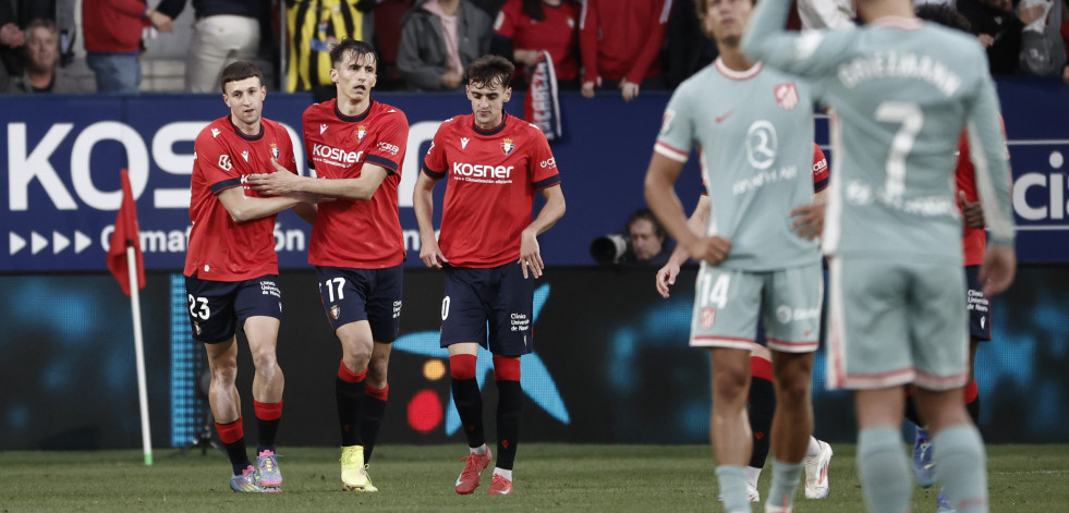 El Osasuna alimenta el sueño europeo a costa del Atlético de Madrid  (2-0)