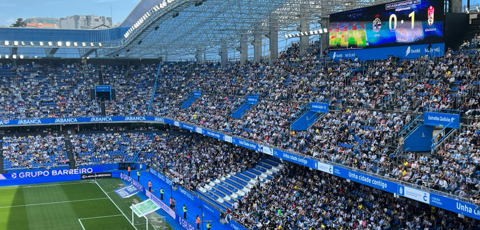 Los Riazor Blues abandonan Riazor como forma de protesta a La Liga