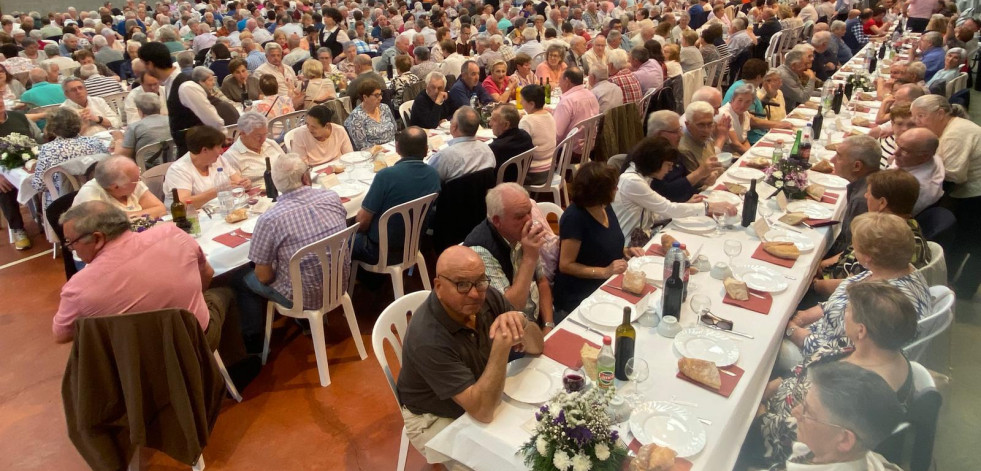 Fiesta de los mayores en Cerceda