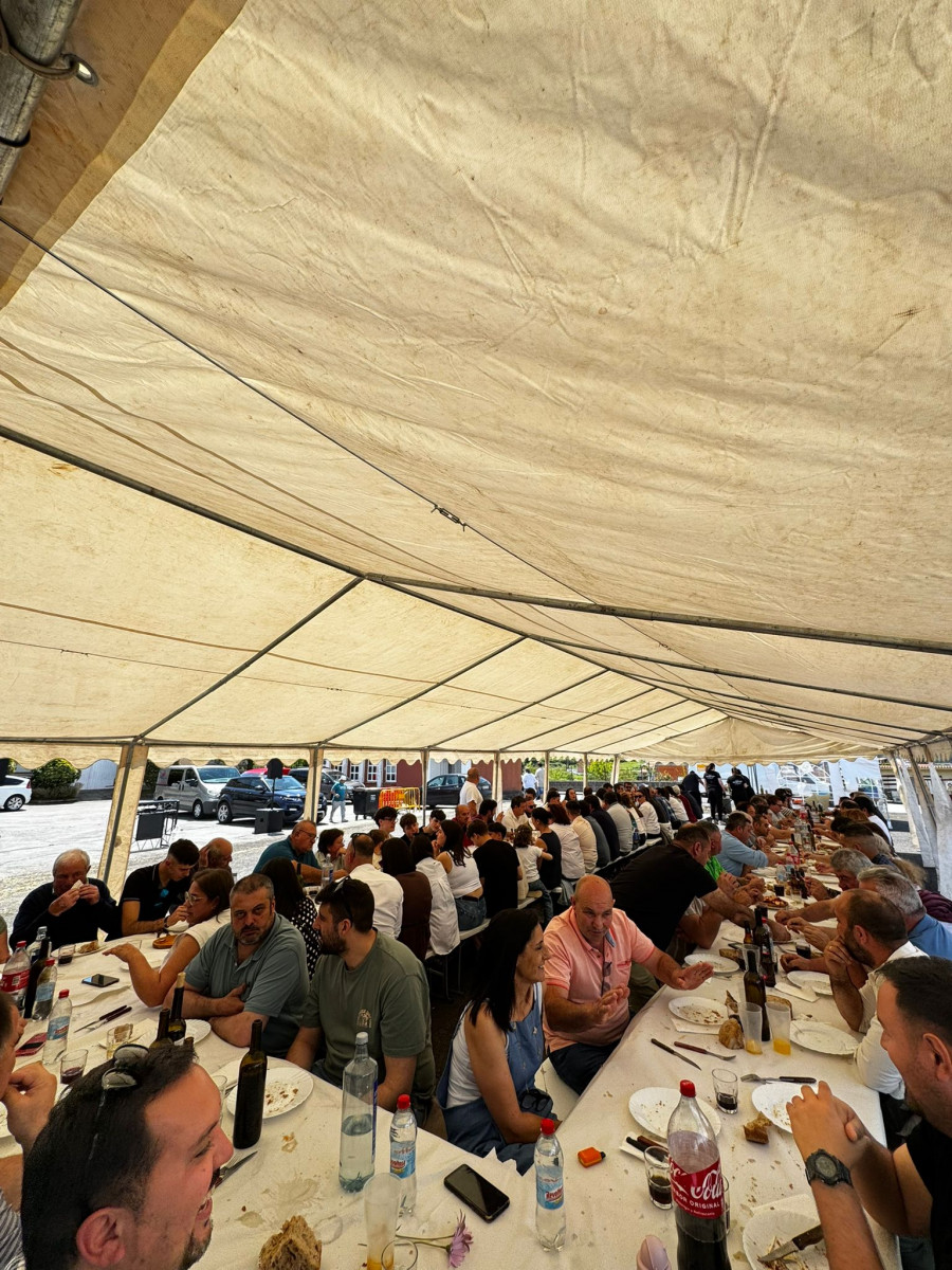 Quintáns, en Muxía, disfrutó de una macropulpada