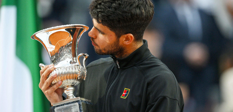Alcaraz somete a Sinner y gana el Masters 1.000 de Roma
